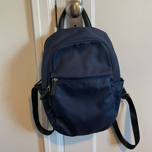 Blue backpack nylon